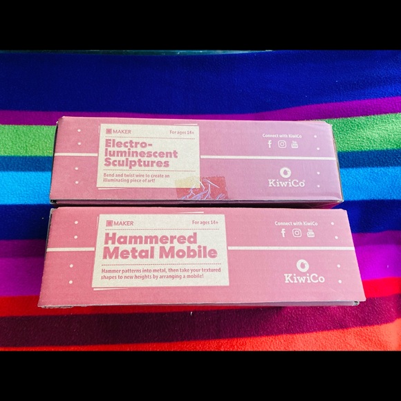 2 maker create creations diy! Hello neon wire sign and hanging chime mobile. - Picture 1 of 12